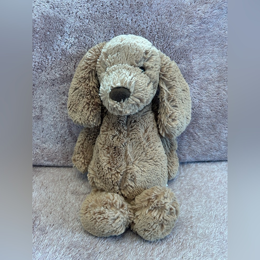 Jellycat Bashful Toffee Puppy 8”